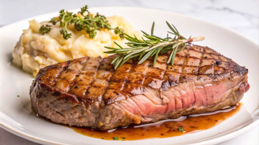 The Ultimate Flawless Strip Steak Dinner in 30 min.