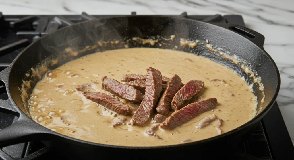 Beef Stroganoff Recipe step 3