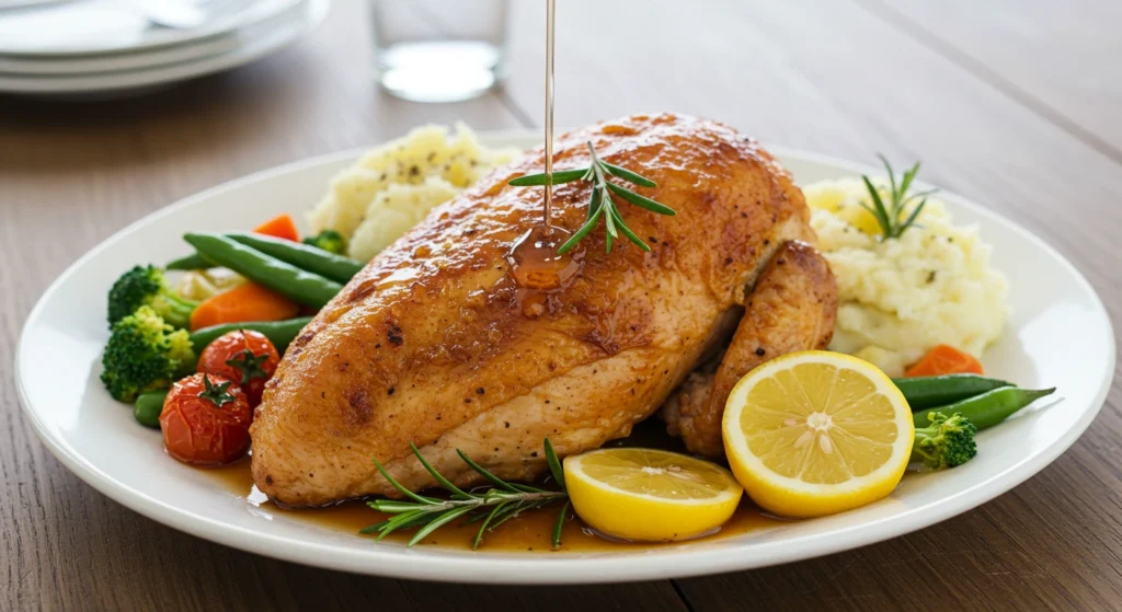 crispy chicken brine dish