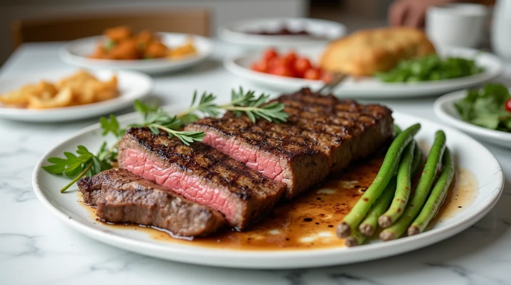 well done round steak