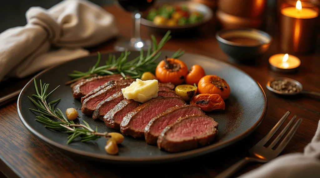 thin sliced round steak