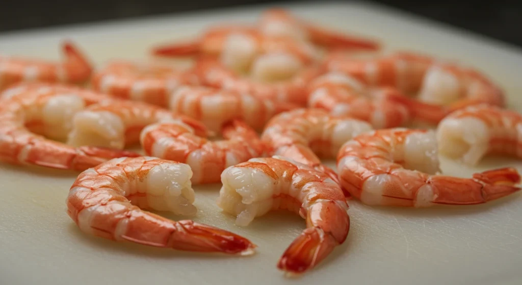 Peeling and deveining shrimp for air fryer shrimp recipe